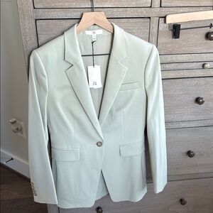 Banana Republic Light Green Blazer